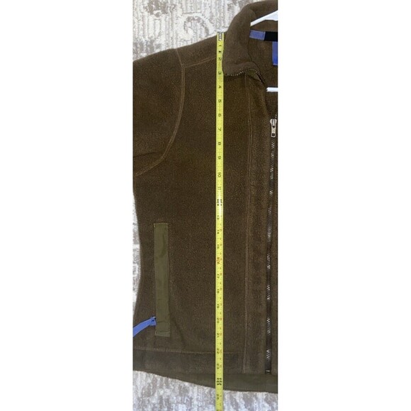 Patagonia Vintage Jacket 90s Synchilla Brown Fleece Small Made USA Retro Comfy - Picture 12 of 15